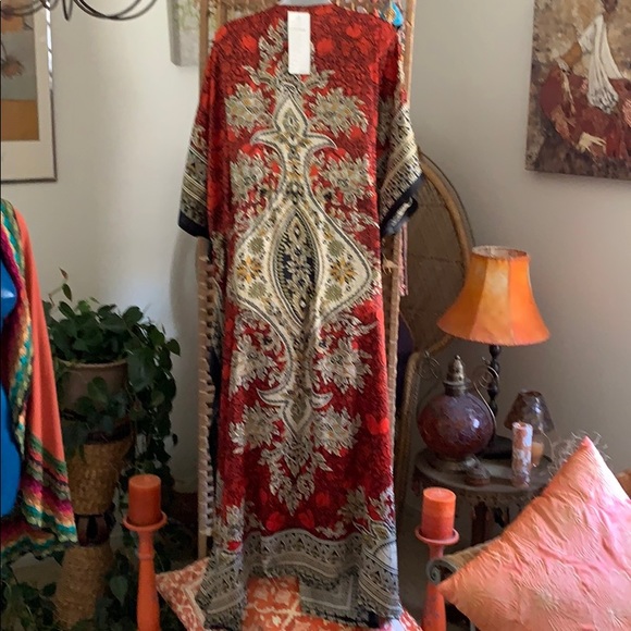 Beautiful free size maxi tunic dress - Picture 4 of 4